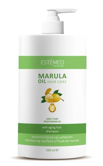 Estemed Yaşlanma Karşıtı Saç Güçlendirici Arındırıcı Sülfatsız Parabensiz Bitkisel Kremli Şampuan 500 ml
