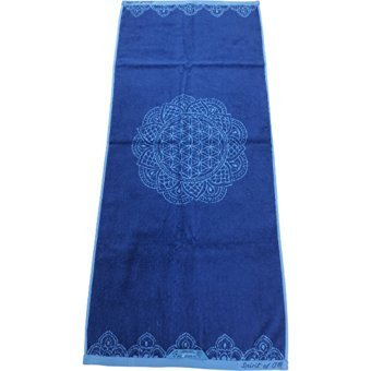 Bilgem Tekstil Pamuklu Plaj Havlusu Koyu Mavi