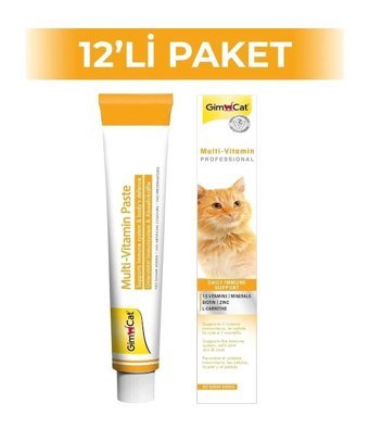 Gimcat Multivitamini Gelişim Destekleyici Macun 12x20 gr