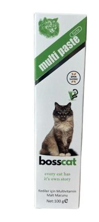 Bosscat Multivitamini Bağışıklık Güçlendirici Macun 100 gr