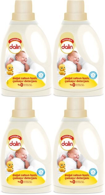 Dalin Yenidoğan Organik Hipoalerjenik 4x1.5 lt Sıvı Çamaşır Deterjanı