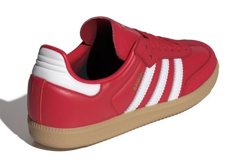 Adidas Samba OG IE6524 Bağcıklı Kadın Günlük Ayakkabı Kırmızı