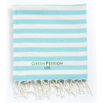 Green Petition Mare Capri Pamuklu Plaj Havlusu Mavi