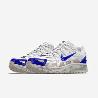 Nike P-6000 By You IB4456-900 Ortopedik Bağcıklı Kadın Günlük Ayakkabı Mavi