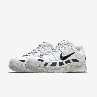 Nike P-6000 By You IB4455-900 Ortopedik Bağcıklı Erkek Günlük Ayakkabı Beyaz