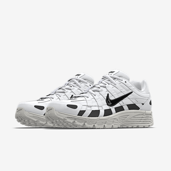 Nike P-6000 By You IB4456-900 Ortopedik Bağcıklı Kadın Günlük Ayakkabı Beyaz