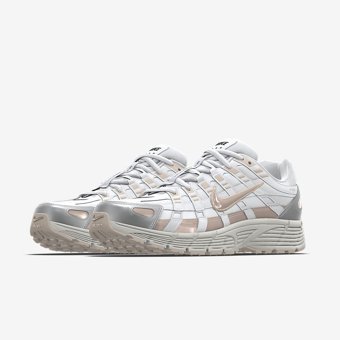 Nike P-6000 By You IB4455-900 Ortopedik Bağcıklı Erkek Günlük Ayakkabı Gri