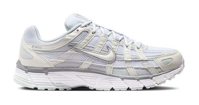 Nike P-6000 FV6603-101 Ortopedik Bağcıklı Kadın Günlük Ayakkabı Beyaz