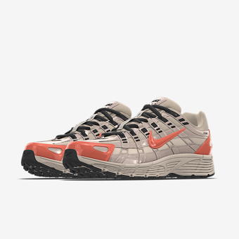 Nike P-6000 By You IB4456-900 Ortopedik Bağcıklı Kadın Günlük Ayakkabı Turuncu