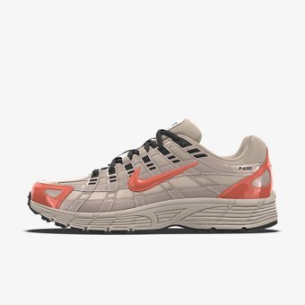 Nike P-6000 By You IB4456-900 Ortopedik Bağcıklı Kadın Günlük Ayakkabı Turuncu