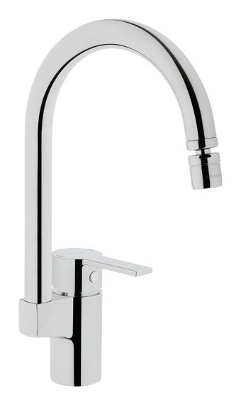 Artema Fold S A42155 Kuğu Çift Girişli Aç Kapa Eviye Bataryası Gümüş