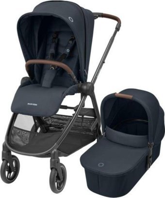 Maxi-cosi Street Çift Yönlü Katlanabilir Tek Elle Kapanan 360 Derece Dönen Tam Yatar Travel Sistem Bebek Arabası