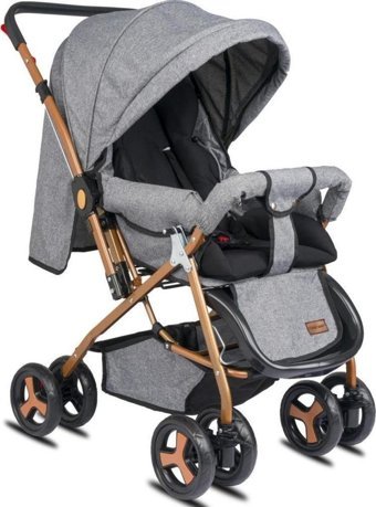 Tommybaby Classic Çift Yönlü Katlanabilir 360 Derece Dönen Tam Yatar Puset Bebek Arabası