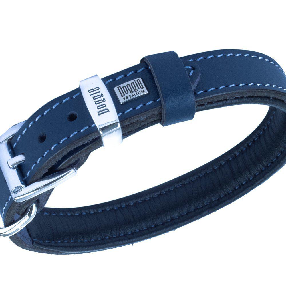 Doggie Firstclass 35-40 Cm Ayarlanabilir Boyun Tasması Gezdirme Köpek Tasması Mavi