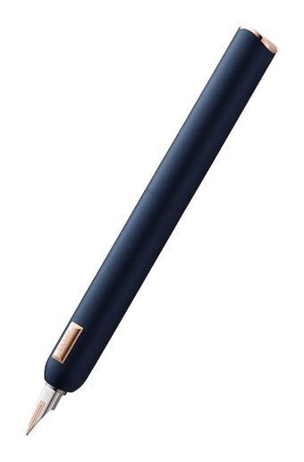 Lamy Dialog Cc Kartuşlu Platin Doldurulabilir Altın Kaplama Mavi Dolma Kalem