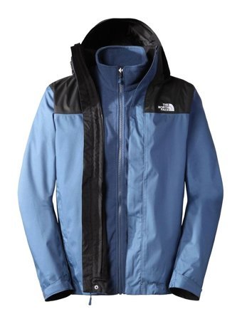 The North Face Evolve II Triclimate Softshell Su Geçirmez Fermuarlı Erkek Outdoor Mont Mavi