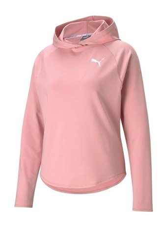 Puma Active 586858 Kapüşonlu Baskılı Pembe Uzun Kadın Sweatshirt