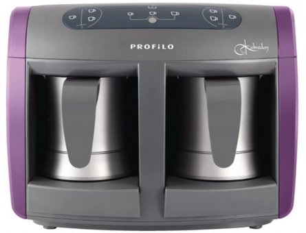 Profilo PKM6009 2 Hazneli Otomatik 1.4 lt Su Hazneli 6 Fincan 1200 W Türk Kahvesi Makinesi