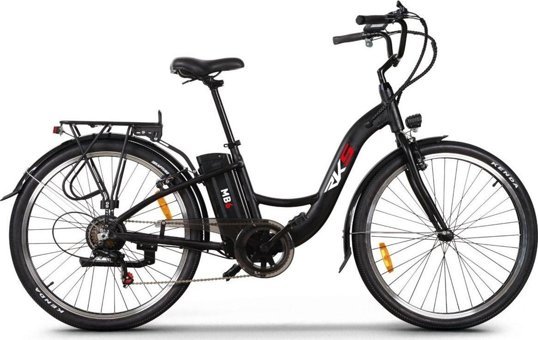 Rks Mb6-S 250 W 26 Jant 7 Vites Elektrikli Şehir / Tur Bisiklet Siyah