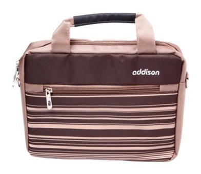 Addison 300790 15.6 inç Deri El-Omuz Laptop Çantası Kahverengi