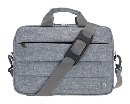 Plm CanyonCase 15 inç Kumaş Su Geçirmez El-Omuz Laptop Çantası Gri