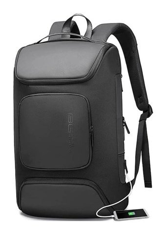 Bange 7078 15.6 inç Oxford Kumaş Su Geçirmez Sırt Laptop Çantası Siyah