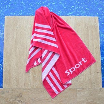 Homelover All star Pamuklu Plaj Havlusu Pembe