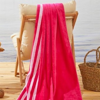 Homelover All star Pamuklu Plaj Havlusu Pembe
