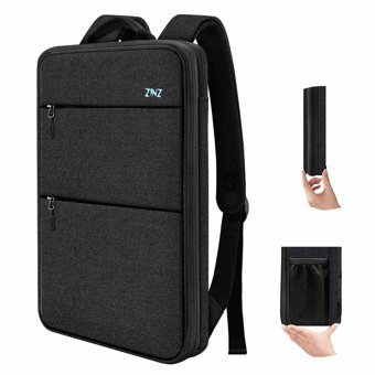 Zinz B05K01 15.6 inç Pet Su Geçirmez Sırt Laptop Çantası Siyah