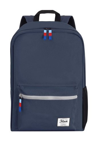 Mack Pop MCK-002 15-15.9 inç Kumaş Su Geçirmez Sırt Laptop Çantası Lacivert
