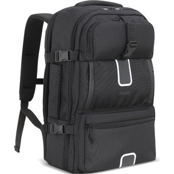 Mack Explor 34L Eco MCE-1205 17.3 inç Kumaş Su Geçirmez Sırt Laptop Çantası Siyah