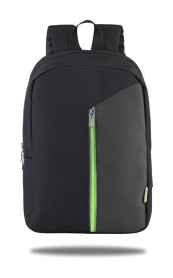Classone Modena PR-R300Y 15.6 inç Kumaş Su Geçirmez Sırt Laptop Çantası Yeşil-Siyah