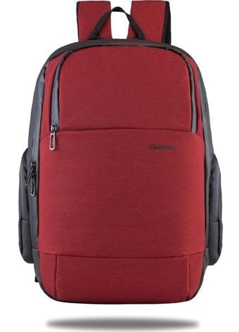 Classone Parma BP-IT805 15.6 inç Kumaş Su Geçirmez Sırt Laptop Çantası Bordo