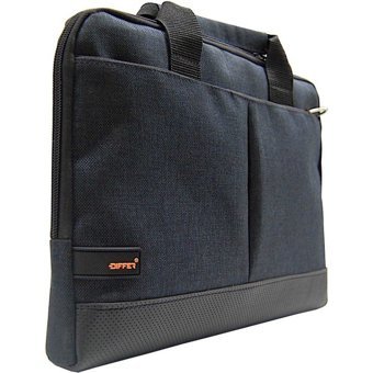 Differ Studio 13.3 inç Kumaş Su Geçirmez El-Omuz Laptop Çantası Siyah