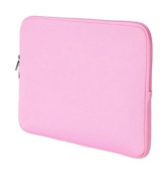 Arabulalaca NBL-WAQ9R 13-14.9 inç Kumaş Su Geçirmez Kılıf Laptop Çantası Pembe