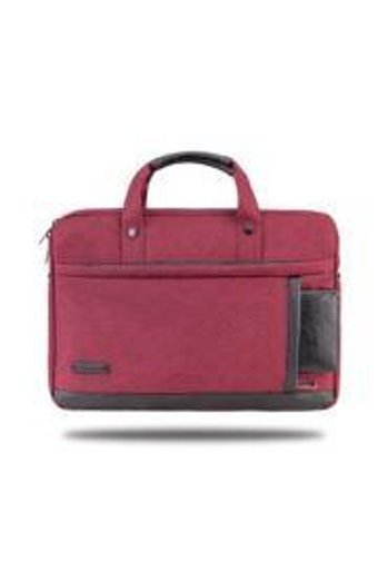 Classone Ravenna VP1505 15.6 inç Kumaş Su Geçirmez El-Omuz Laptop Çantası Bordo