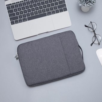 Gubisi A2681 13.3-14 inç Kumaş Kılıf Laptop Çantası Koyu Gri