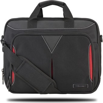 Classone Taranto VP3000 15.6 inç Kumaş Su Geçirmez El-Omuz Laptop Çantası Siyah