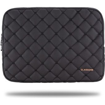 Classone WKL1400 13-14 inç Kumaş Su Geçirmez Kılıf Laptop Çantası Siyah