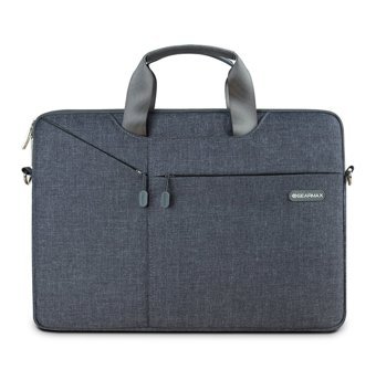 Wiwu WW-XZST-15GRAU 13 inç Oxford Kumaş Su Geçirmez El-Omuz Laptop Çantası Gri