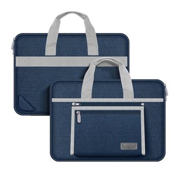 Novstrap Sleeve 13.6 inç Oxford Kumaş Su Geçirmez Kılıf Laptop Çantası Lacivert