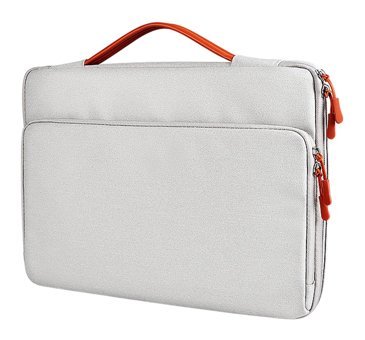 Wslcn 13.3 inç Polyester Su Geçirmez El-Omuz Laptop Çantası Gri