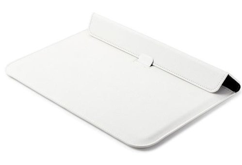 Szykd 11 inç Deri Su Geçirmez Kılıf Laptop Çantası Beyaz