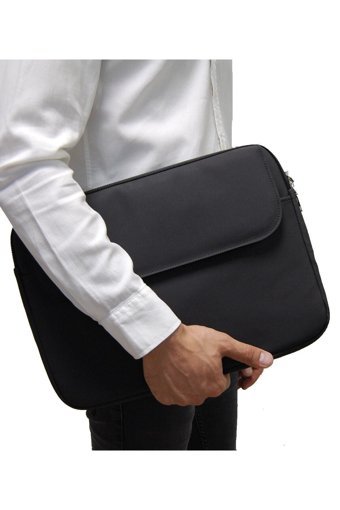 D'Vers 14-15.6 inç Kumaş Kılıf Laptop Çantası Siyah