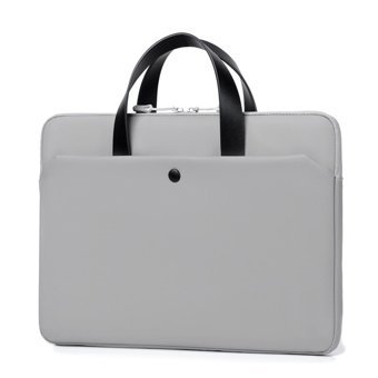 Cicilin 15.6 inç Kumaş Su Geçirmez El-Omuz Laptop Çantası Açık Gri