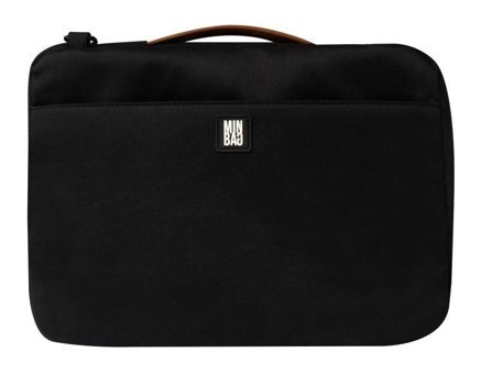Minbag Michael 15 inç Polyester Su Geçirmez El-Omuz Laptop Çantası Siyah