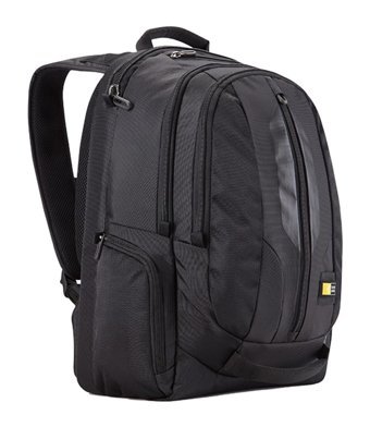 Case Logic 17 inç Kumaş Su Geçirmez Sırt Laptop Çantası Siyah