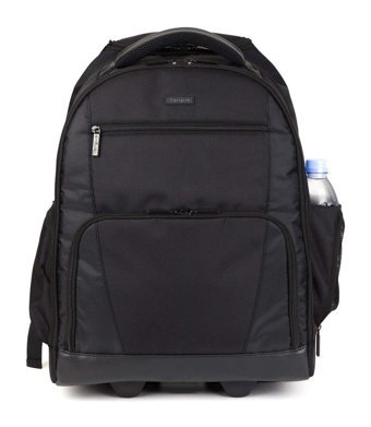 Targus Rolling TSB700 15.6 inç Polyester Su Geçirmez Sırt Laptop Çantası Siyah