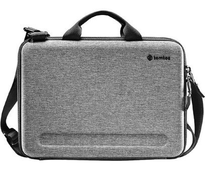 Tomtoc FancyCase A25F2G2 16 inç Kumaş Su Geçirmez El-Omuz Laptop Çantası Gri