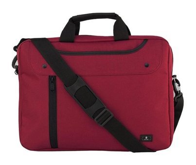 Beutel NLB100 15.6 inç Kumaş Su Geçirmez El-Omuz Laptop Çantası Bordo